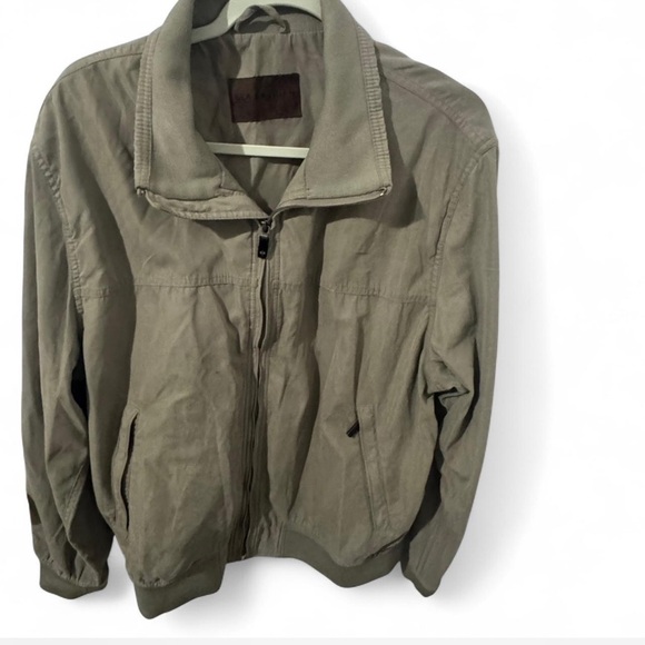 Men's Casual Khaki Jacket - Picture 1 of 5
